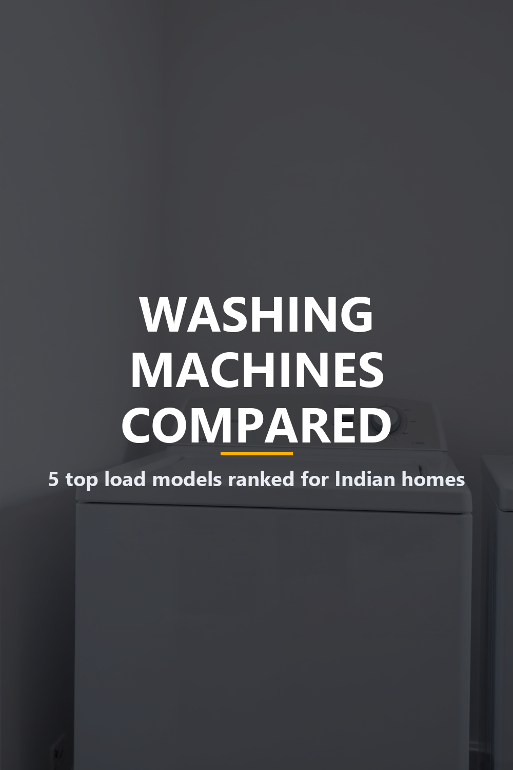 best washing machine in india