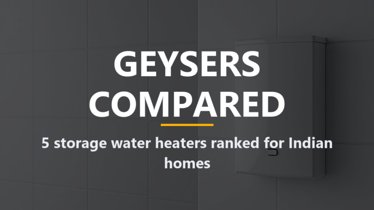 best geyser in india