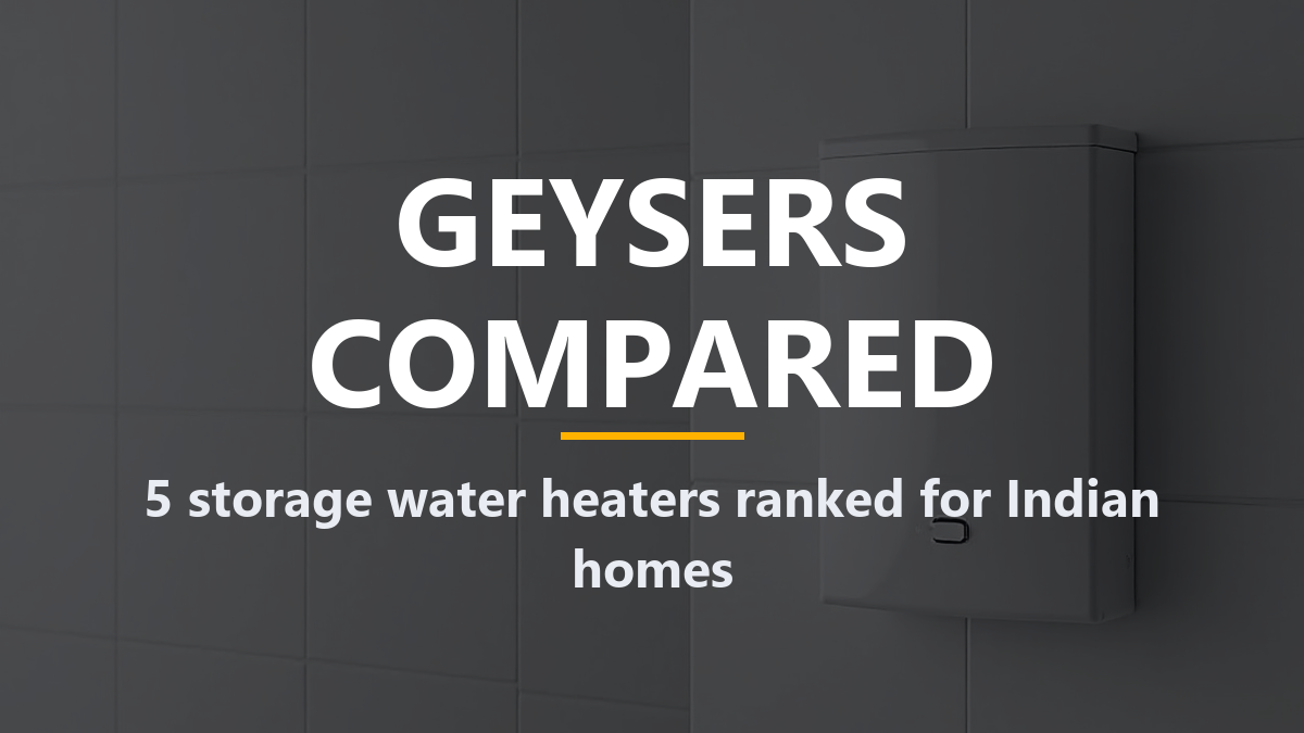 best geyser in india