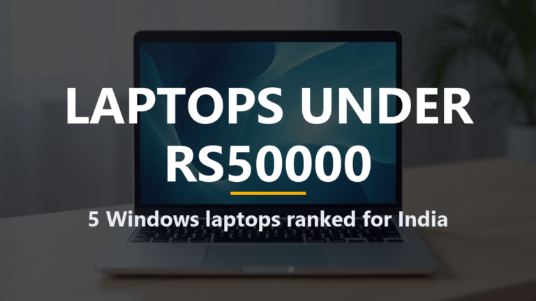 best laptop under 50000
